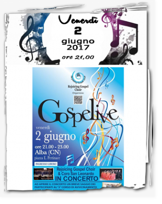 locandina dell'edizione 2017 del gospelive